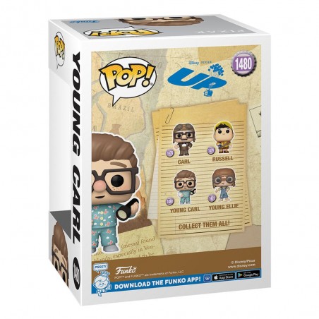 Up! 2 Figura POP! Movies Vinyl Young Carl
