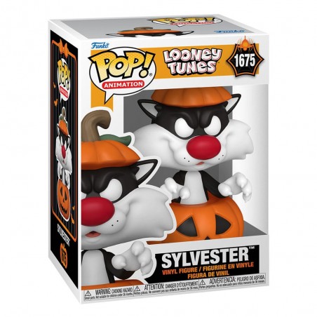 Looney Tunes POP! Television Vinyl Figura Halloween Sylvester w/Pumpkin