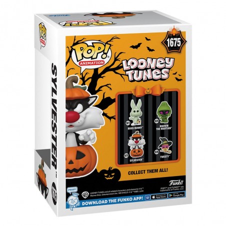 Looney Tunes POP! Television Vinyl Figura Halloween Sylvester w/Pumpkin