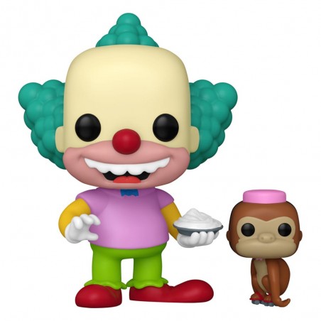 Simpsons POP&Buddy TV Vinyl Figura Krusty&Tenny