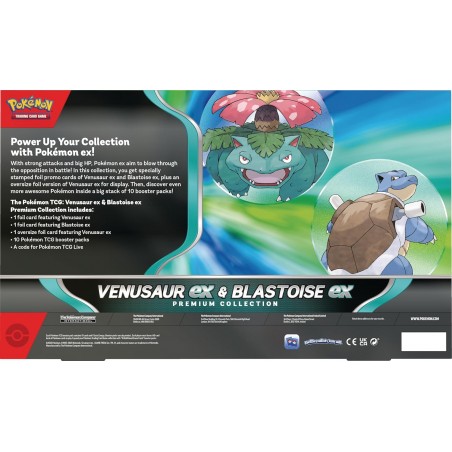 [ENGLISH] Pokemon TCG: Venusaur /Blastoise ex Premium Collection