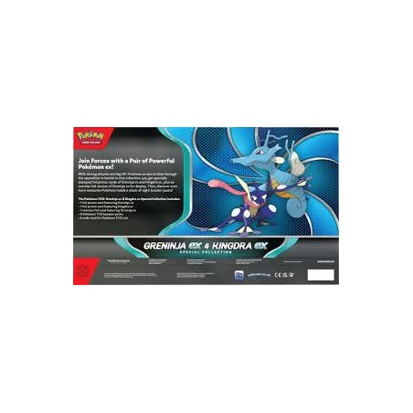 [INGLÉS] Pokémon TCG: Pokemon Greninja Ex & Kingdra Ex Special Collection