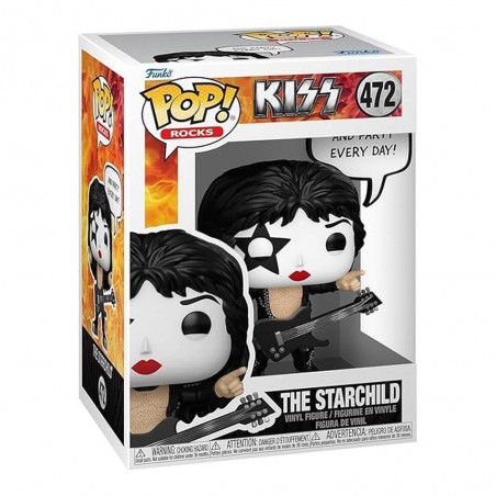 KISS POP! Sayings Vinyl Figure The Starchild(R&R All Night) 9 cm