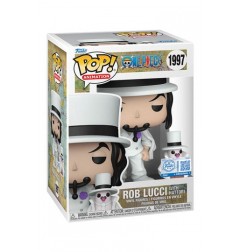 One Piece POP!&Buddy Animation Vinyl Figures Rob Lucci with Hattori 10 cm