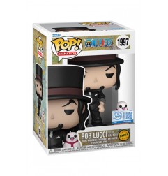 One Piece POP!&Buddy Animation Vinyl Figures Rob Lucci with Hattori Chase 10 cm