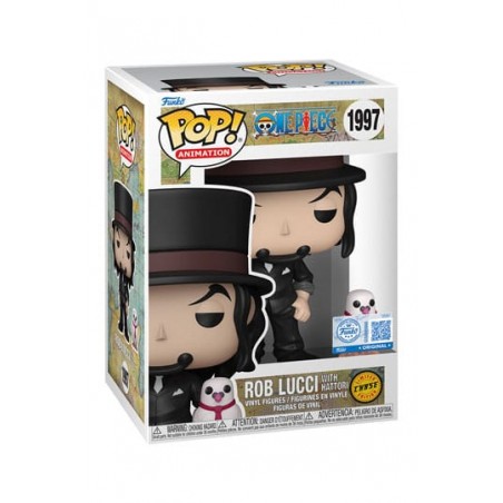 One Piece POP!&Buddy Animation Vinyl Figures Rob Lucci with Hattori Chase 10 cm