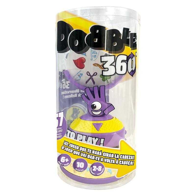 Asmodee Juego de Mesa Dobble 360º con Cartas Giratorias Asmodee Juego de Mesa Dobble 360º con Cartas Giratorias
