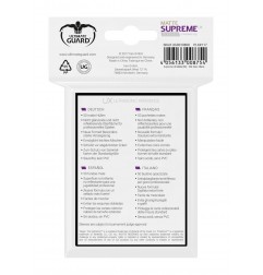 Ultimate Guard Supreme UX Sleeves Fundas de Cartas Tamaño Estándar Negro (50)