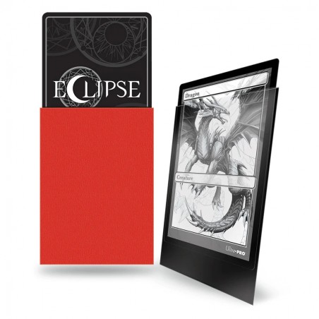 Ultra Pro: Eclipse Matte Standard Red Sleeves (80)