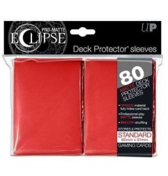 Ultra Pro: Eclipse Matte Standard Red Sleeves (80)