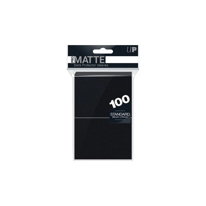 Ultra Pro: Fundas PRO-Matte Black Standard (100) Ultra Pro: Fundas PRO-Matte Black Standard (100)