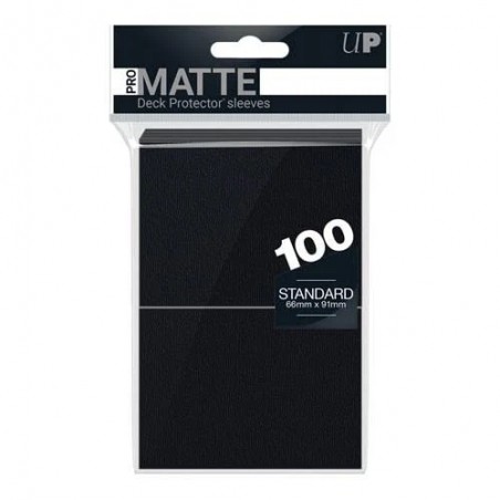 Ultra Pro: Fundas PRO-Matte Black Standard (100)