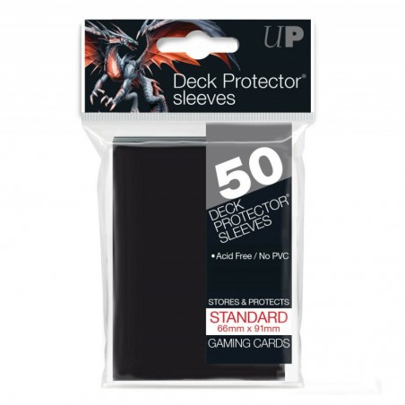 Ultra Pro: Fundas Negras Standard (50)