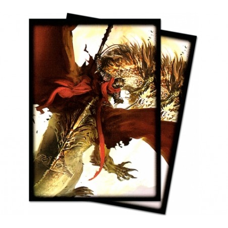 Max Protection Standard Size Deck Crimson Rider (50)