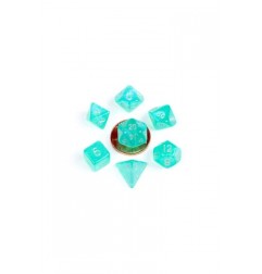 FanRoll Mini Pack de Dados Stardust Turquoise (7)