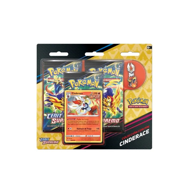 [SPANISH] Pokémon TCG: 3-Pack Blister Crown Cenit Collection with Pin