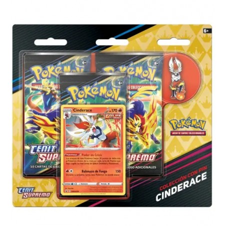 [SPANISH] Pokémon TCG: 3-Pack Blister Crown Cenit Collection with Pin