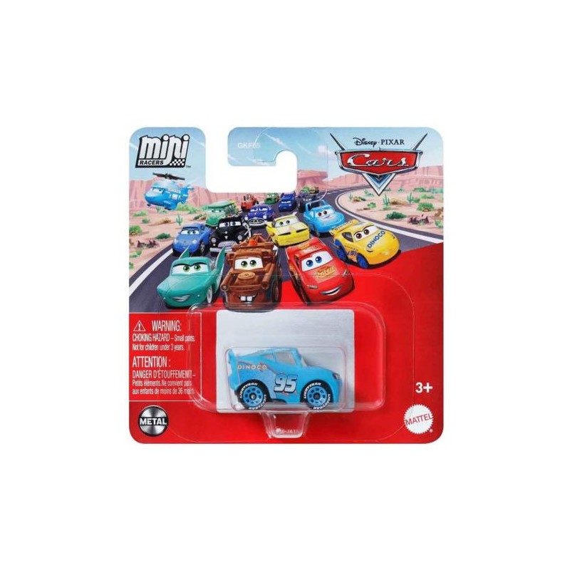 Rayo McQueen Dinoco Mini Racers Disney Pixar Cars