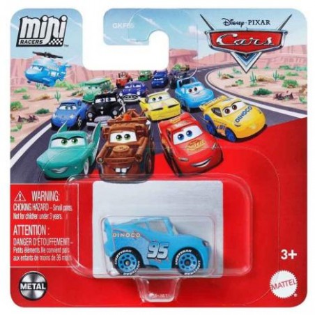 Rayo McQueen Dinoco Mini Racers Disney Pixar Cars
