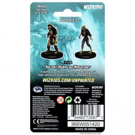 Dungeons & Dragons Nolzur’s Marvelous Miniatures Unpainted: Zombies