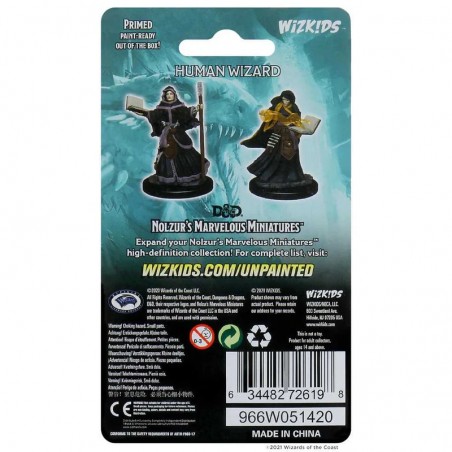 Dungeons & Dragons Nolzur’s Marvelous Miniatures Unpainted: Female Wizard