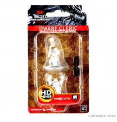 Dungeons & Dragons Nolzur’s Marvelous Miniatures Unpainted: Enano Clérigo