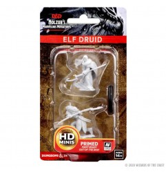 Dungeons & Dragons Nolzur’s Marvelous Miniatures Unpainted: Elf Male Druid