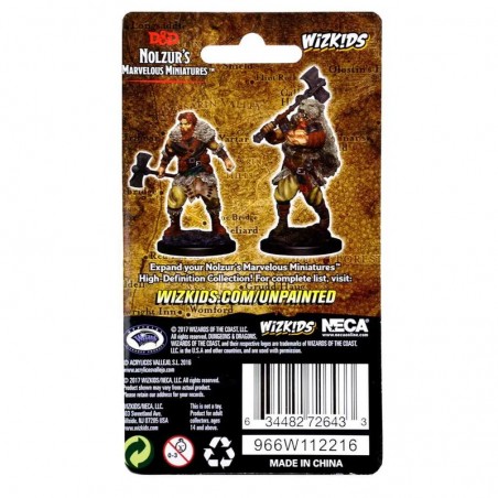 Dungeons & Dragons Nolzur’s Marvelous Miniatures Unpainted: Bárbaro