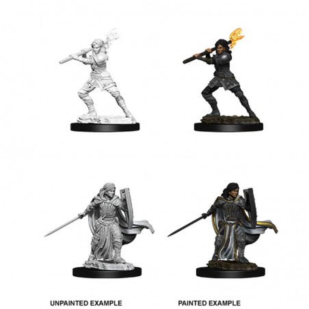 Dungeons & Dragons Nolzur’s Marvelous Miniatures Unpainted: Paladín (mujer)