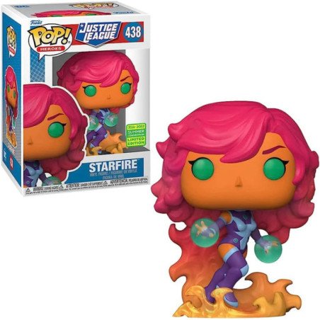 Justice League POP! Heroes Starfire Funko 2022 Summer Convention Limited Edition