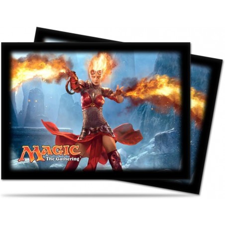 Ultra Pro Standard Deck Protector - Chandra Magic 2014 (80 Sleeves)
