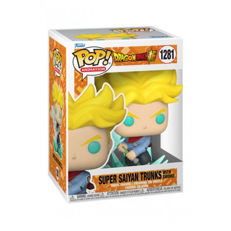 Dragon Ball Super Figura POP! Animation Vinyl SS Trunks w/ Sword 9 cm