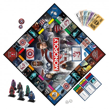 Monopoly Falcon And Winter Soldier