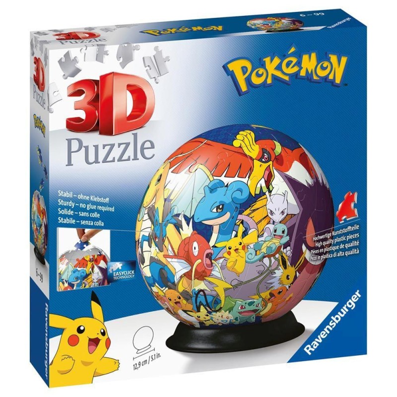 Pokémon Puzzle Ball 3D 73 Piezas Pokémon Puzzle Ball 3D 73 Piezas