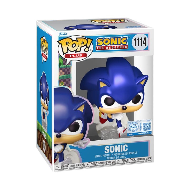 Sonic - The Hedgehog POP! Plus Movies Vinyl Figuren Sonic(PRL) 9 cm