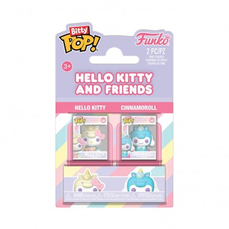Hello Kitty 2-Pack Bitty POP! Vinyl Figures – HK & Cinnamonroll (2.5 cm)