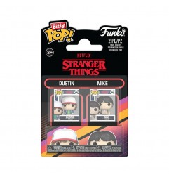Stranger Things Pack de 2 Figuras Bitty POP! Vinyl Dustin & Mike 2,5 cm