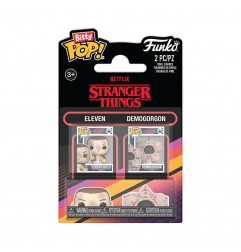 Stranger Things 2-Pack Bitty POP! Vinyl Figures – Eleven & Demogorgon (2.5 cm)