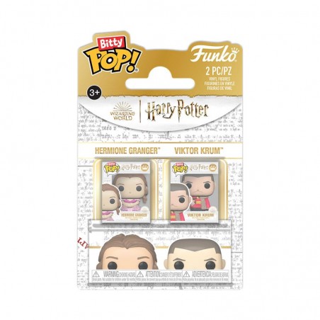 Harry Potter 2-Pack Bitty POP! Vinyl Figures – Hermione & Krum (2.5 cm)