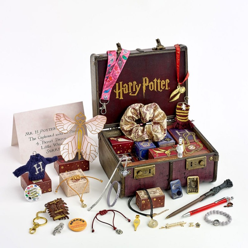 Harry Potter Calendario de adviento Joyería & accesorios Hogwarts Trunk Calendarios Harry Potter