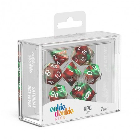 Oakie Doakie Dice Dados RPG-Set Gemidice - Bloody Jungle (7)