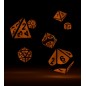 Oakie Doakie Dice Dados RPG-Set Metal Glow in the Dark - Golden Princess (7) Oakie Doakie Dice Dados RPG-Set Metal Glow in the Dark - Golden Princess (7)