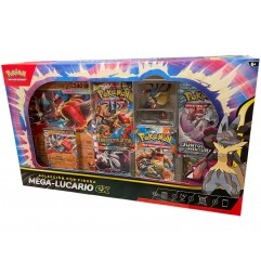 [SPANISH] Pokémon TCG: Mega-Lucario ex Collection with figure
