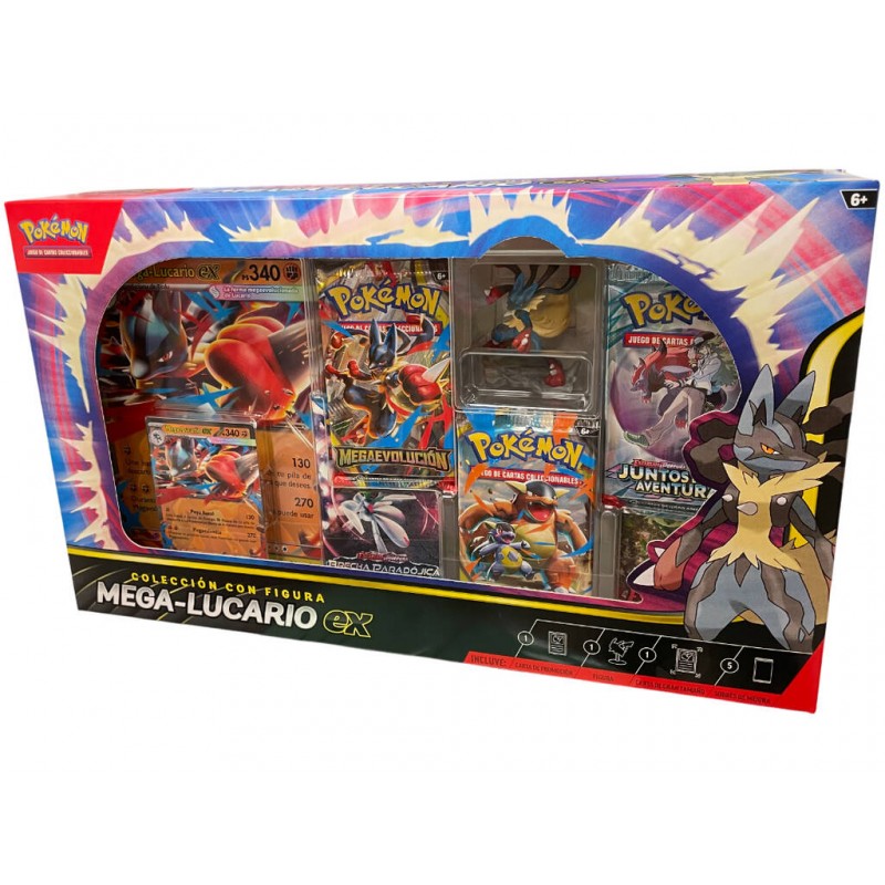 [ESPAÑOL] Pokémon JCC: Colección con figura Mega-Lucario ex