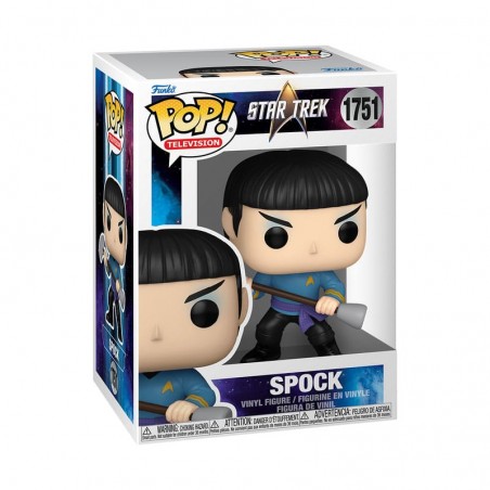Star Trek Figura POP!&Buddy TV Vinyl Spock w/WPN 9 cm
