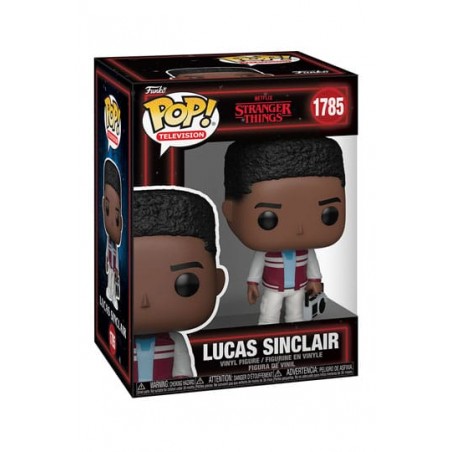 Stranger Things POP! Television Vinyl Figuren Lucas Sinclair with Boombox 9 cm