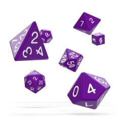 Oakie Doakie Dice Dados RPG-Set Solid - Púrpura (7)