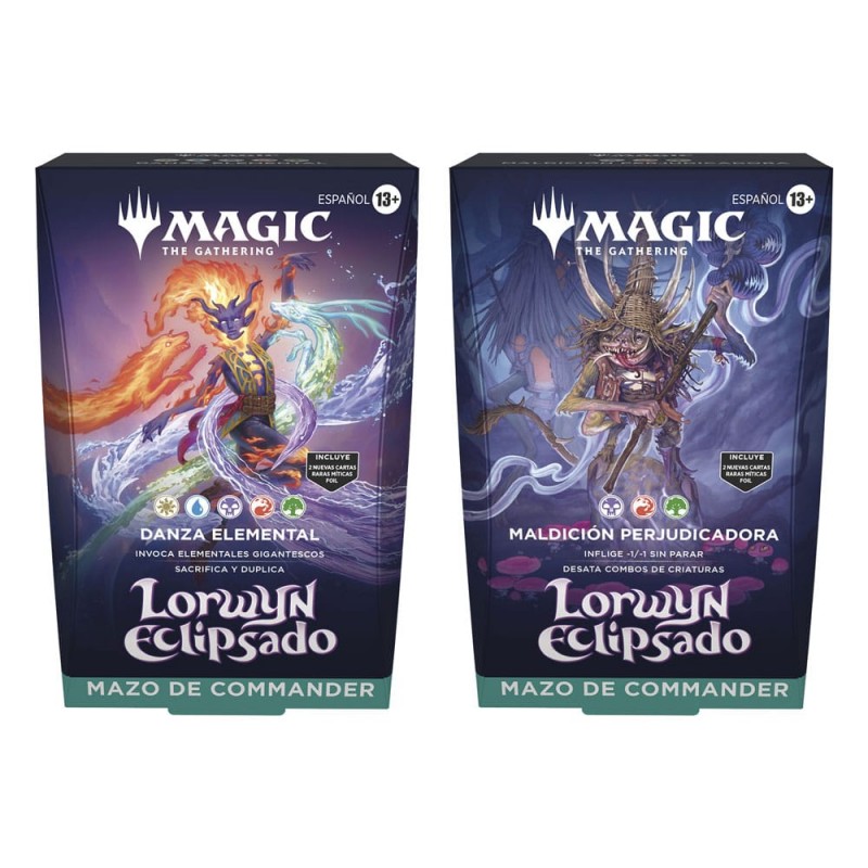 [PREORDER][SPANISH] Magic the Gathering Lorwyn eclipsed Commander Decks Box (4)