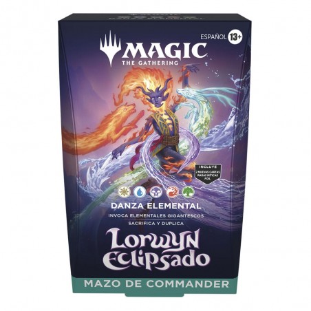 [PREORDER][ESPAÑOL] Magic the Gathering Lorwyn eclipsado Mazo de Commander: Danza Elemental