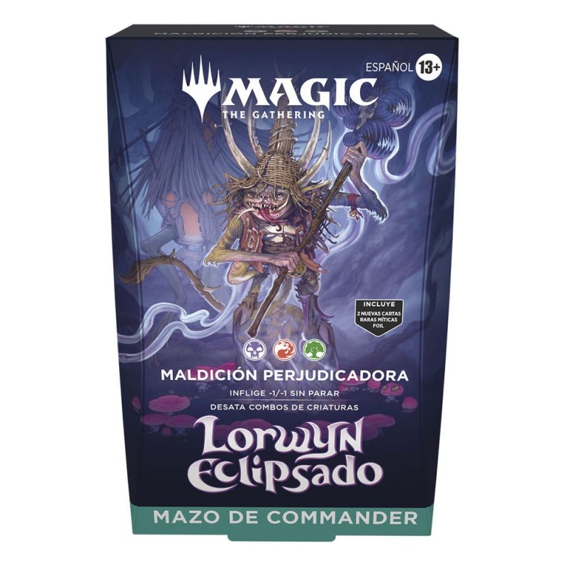 [PREORDER][ESPAÑOL] Magic the Gathering Lorwyn eclipsado Mazo de Commander: Maldición perjudicadora